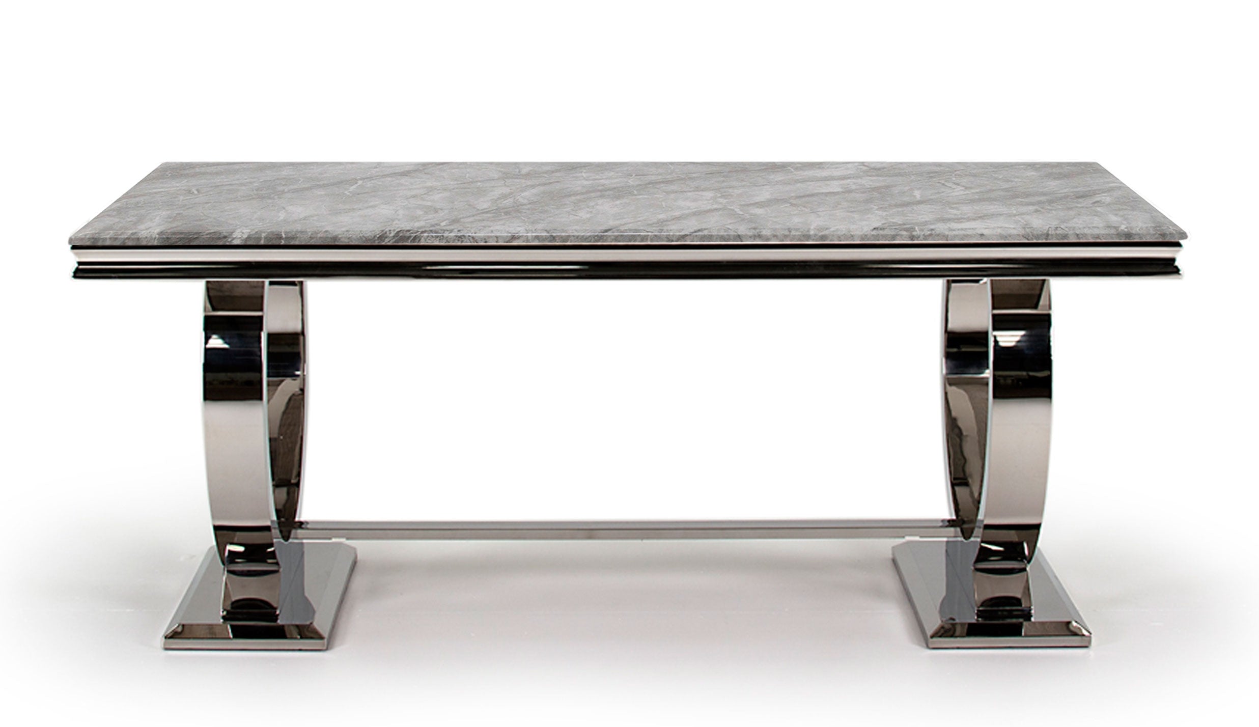Romance Grey 1.8m Dining Table - AHF Furniture & Carpets