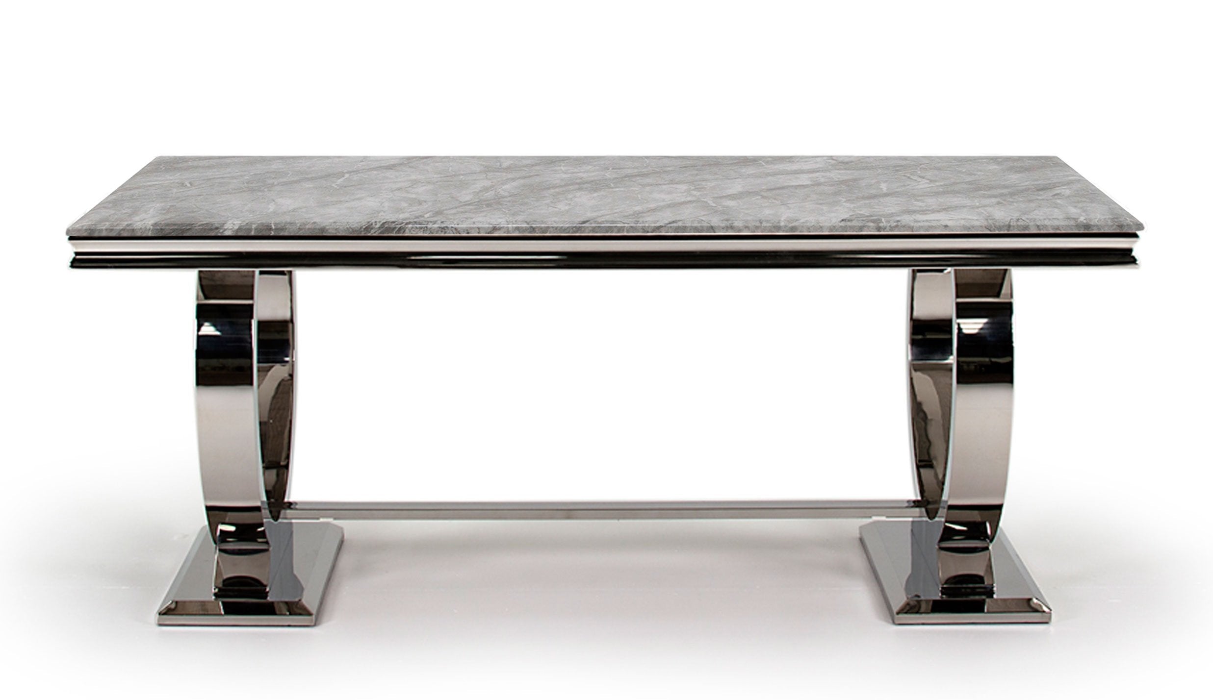 Romance Grey 2m Dining Table - AHF Furniture & Carpets