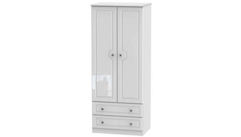 Ferndale Double Wardrobe With 2 Drawers - AHF Furniture & Carpets