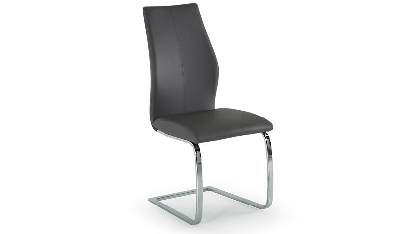 Stockholm Dining Chair with Stainless Steel Legs - AHF Furniture & Carpets