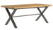 Brooklyn Oak Large Dining Table - AHF Furniture & Carpets