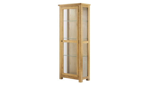 Arlington Oak Display Cabinet - AHF Furniture & Carpets