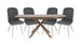 Evolution Motion Dining Table with 4 Dining Chairs