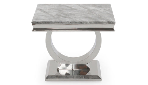 Romance Grey Lamp Table - AHF Furniture & Carpets