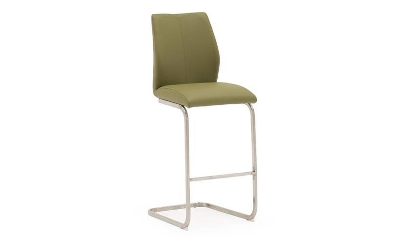 Stockholm Bar Stool with Brushed Steel Legs - AHF Furniture & Carpets