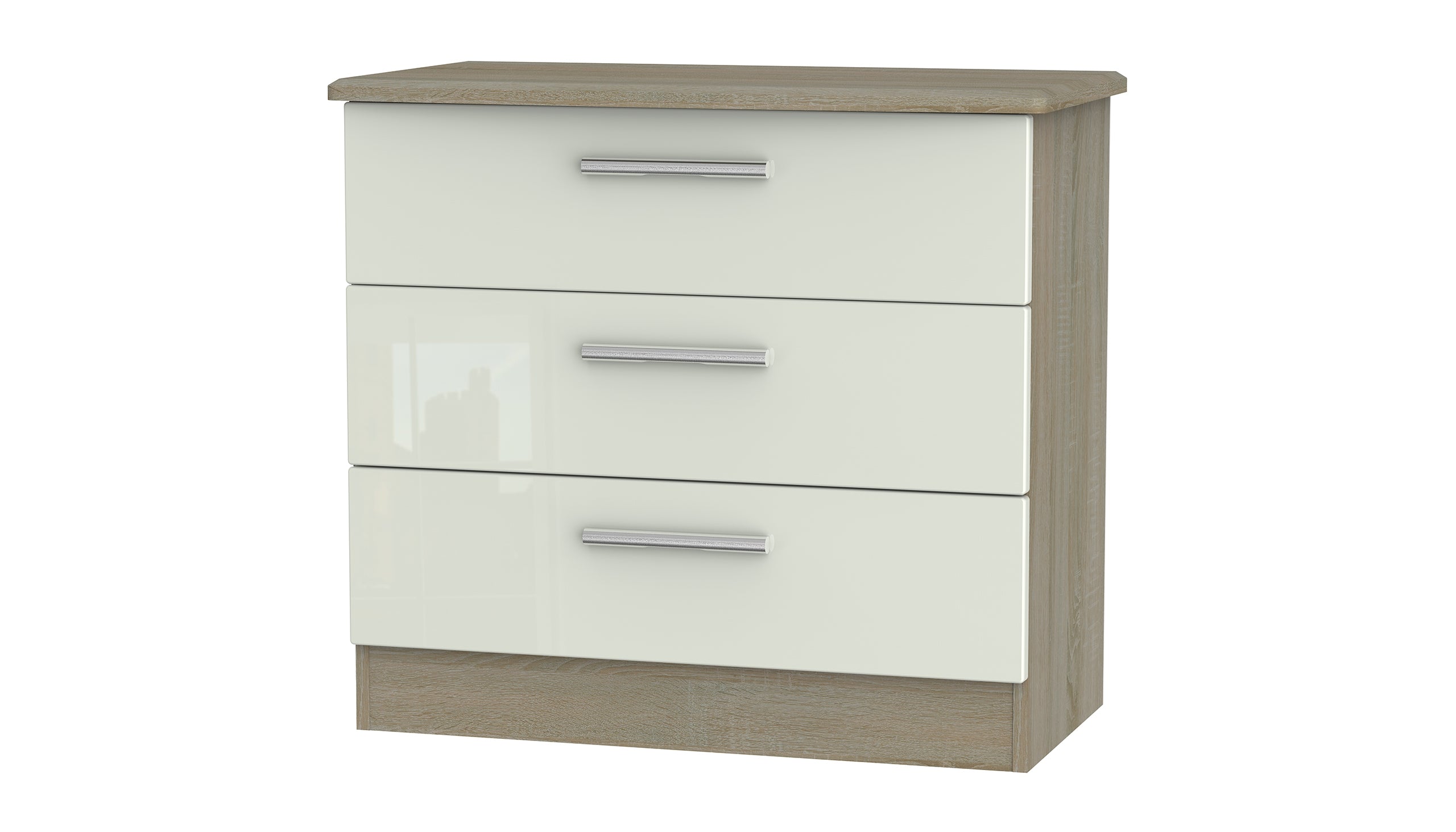 Burnham 3 drawer chest - AHF Furniture & Carpets
