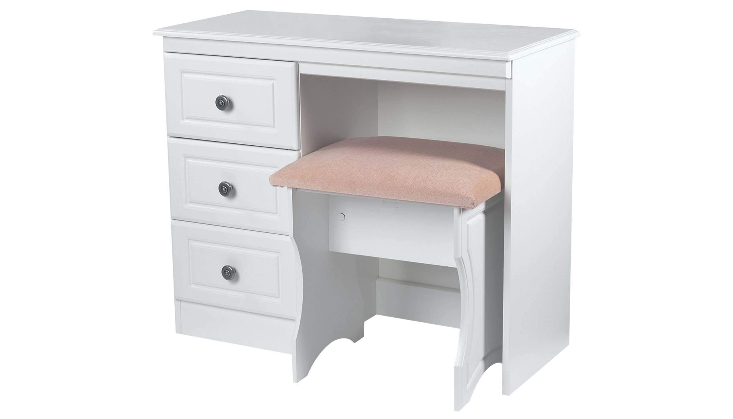 Pembroke 3 drawer vanity unit - AHF Furniture & Carpets