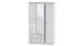 Ferndale Tall Triple Wardrobe With Mirrors And 2 Drawers - AHF Furniture & Carpets
