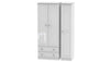 Ferndale Tall Triple Wardrobe With 2 Drawers